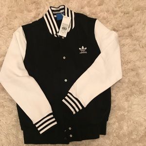 adidas varsity jacket womens